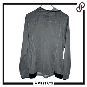 Spyder Active Outdoor Adventure Silver/Gray/Red Hoodie in Size Medium
